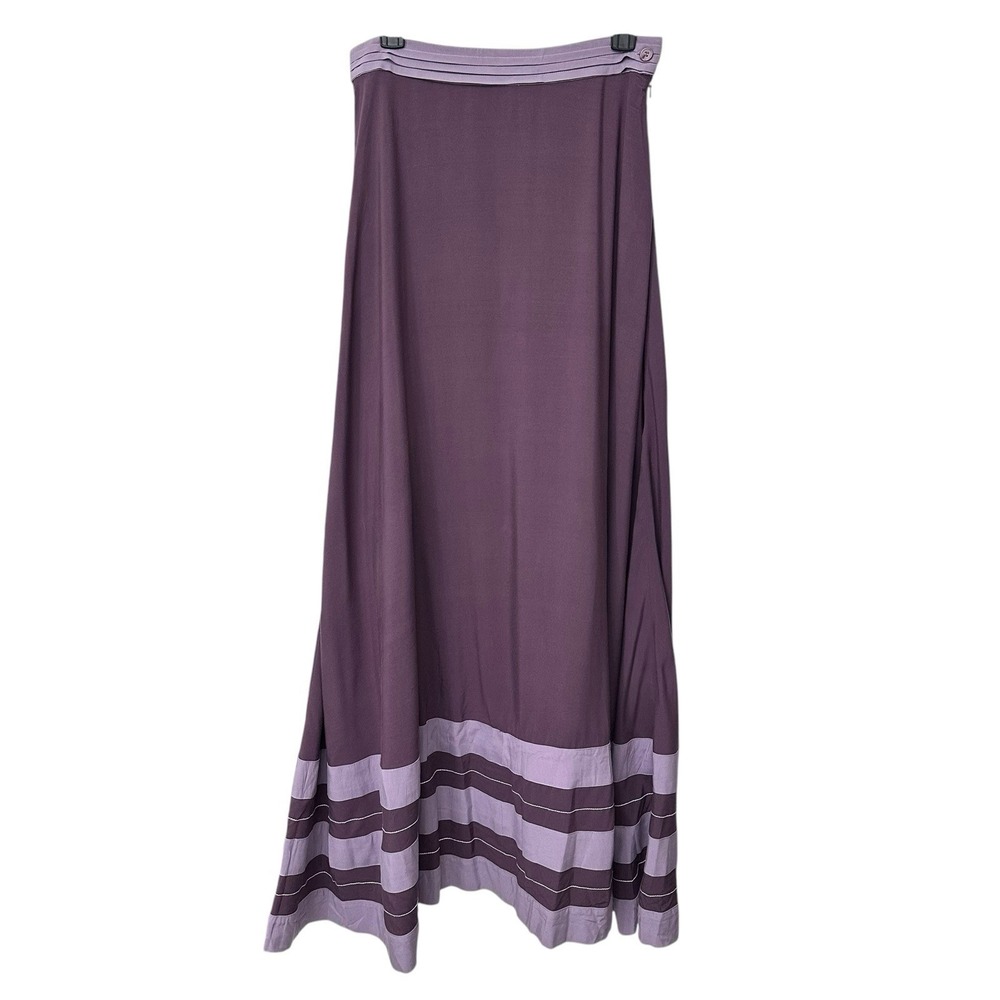 Shukr Long Maxi Skirt Womens SIze Medium Purple Modest Minimalist